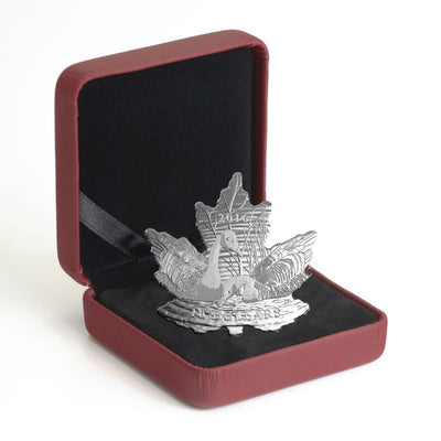 Fine Silver Coin - Maple Leaf Silhouette: Canada Geese Packaging