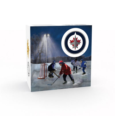 Fine Silver Coin with Colour - Passion To Play: Winnipeg Jets Packaging