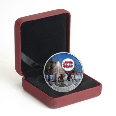 Fine Silver Coin with Colour - Passion To Play: Montreal Canadiens Packaging