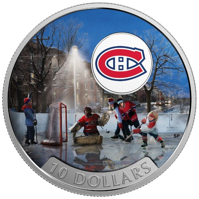 Fine Silver Coin with Colour - Passion To Play: Montreal Canadiens Reverse