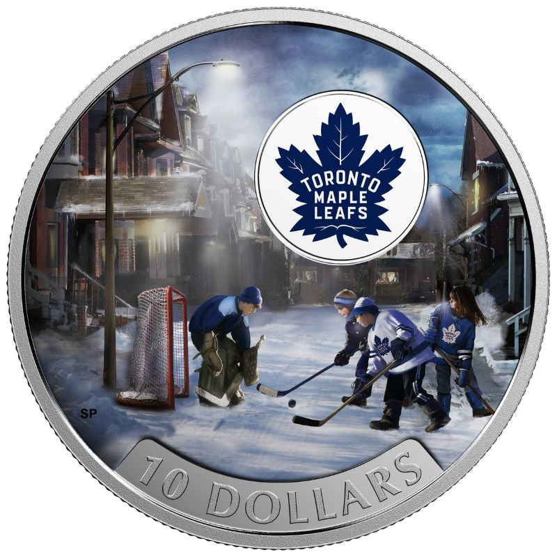 Fine Silver Coin with Colour - Passion To Play: Toronto Maple Leafs Reverse