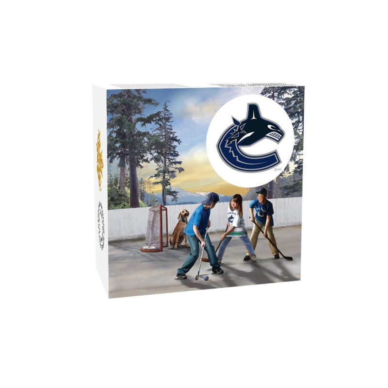 Fine Silver Coin with Colour - Passion To Play: Vancouver Canucks Packaging