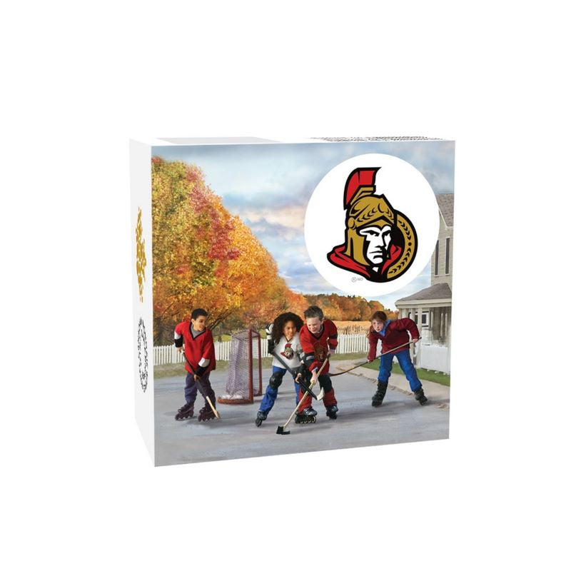 Fine Silver Coin with Colour - Passion To Play: Ottawa Senators Packaging