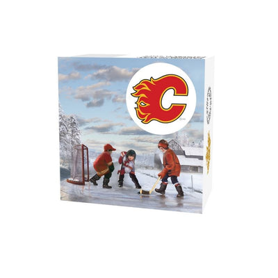 Fine Silver Coin with Colour - Passion To Play: Calgary Flames Packaging