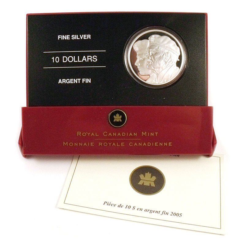 Fine Silver Coin - 2005: Year of the Veteran Packaging