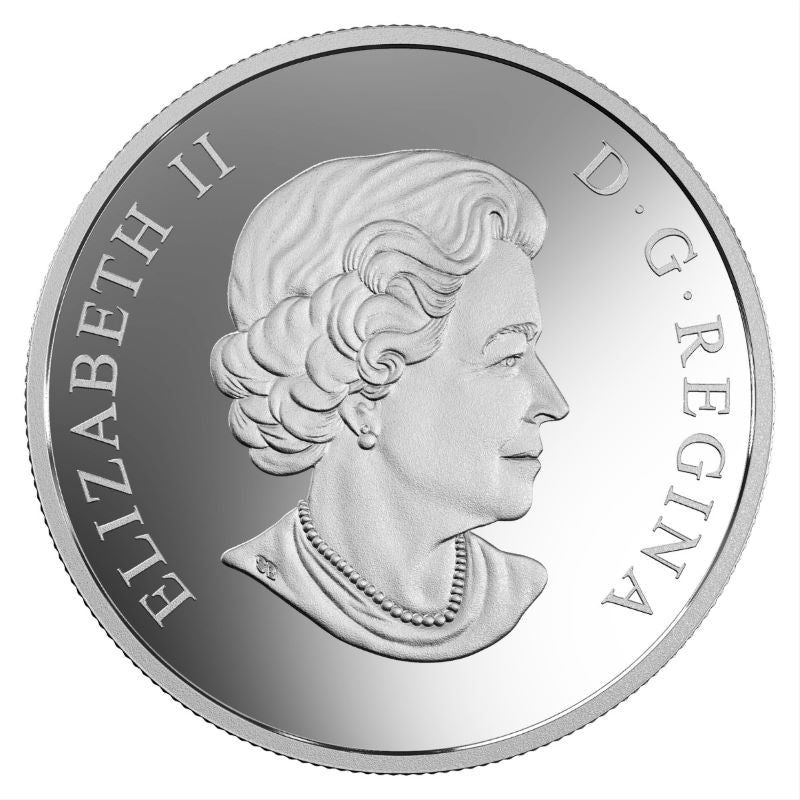 Fine Silver Coin - Flora and Fauna of Canada Obverse