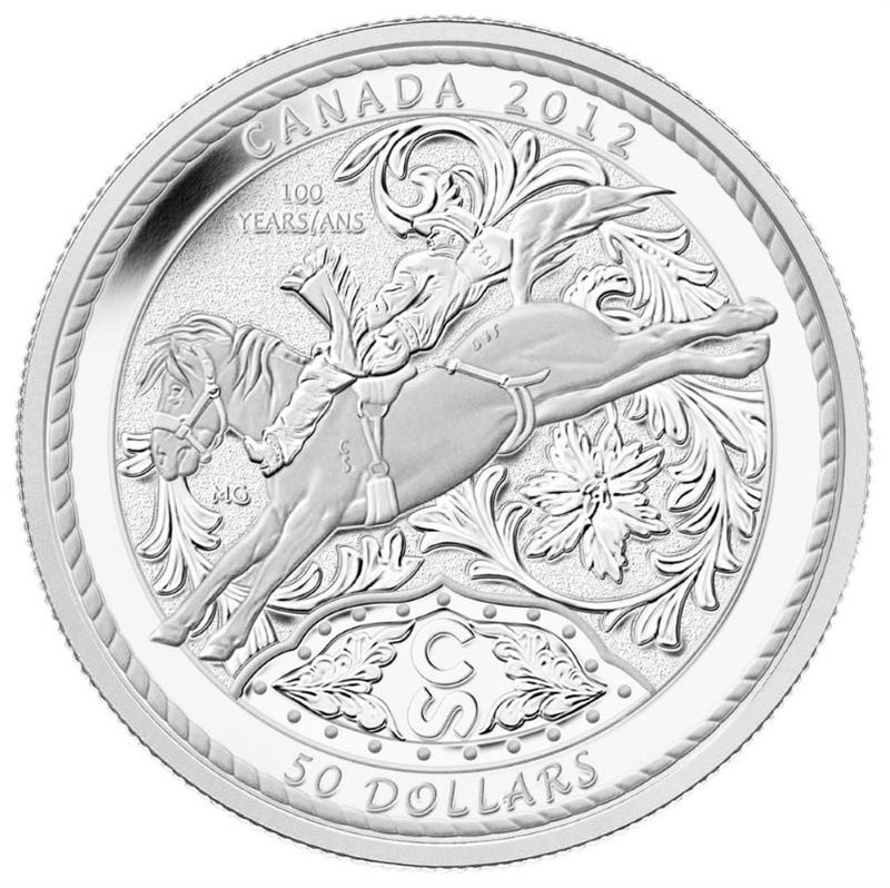 Fine Silver Coin - 100 Years of the Calgary Stampede Reverse