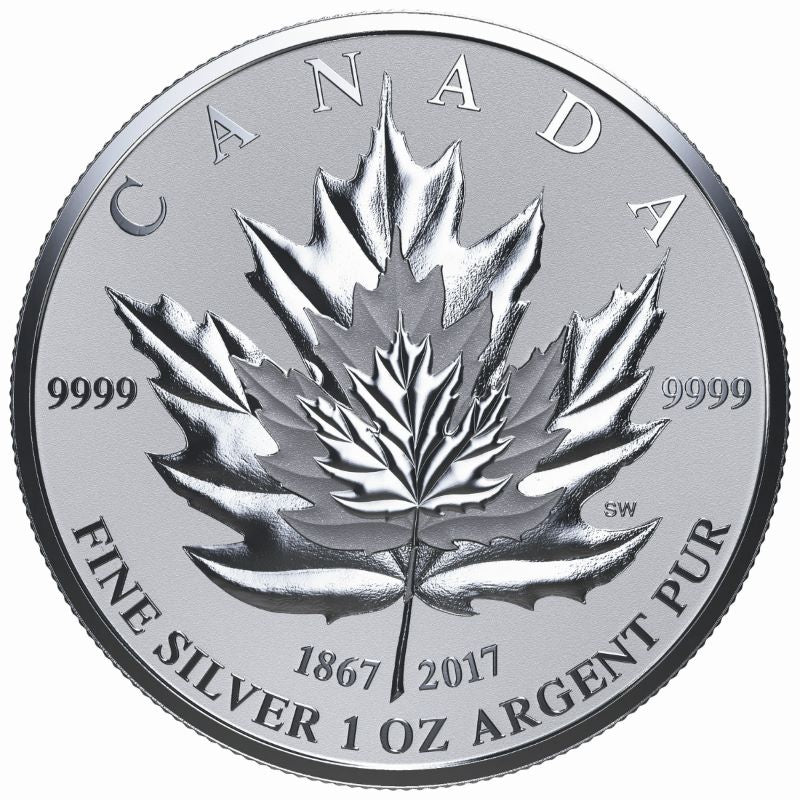 Fine Silver 4 Coin Set - Fractional Maple Leaf Tribute Reverse