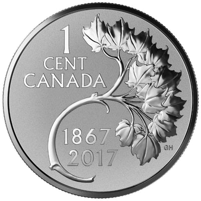 Fine Silver 3 Coin Set - Royal Canadian Mint Lore: The Forgotten 1927 Designs: One Cent Reverse