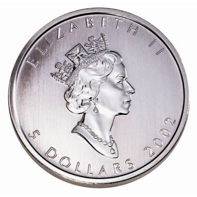 Fine Silver Coin with Colour - Coloured Maple Leaf Obverse