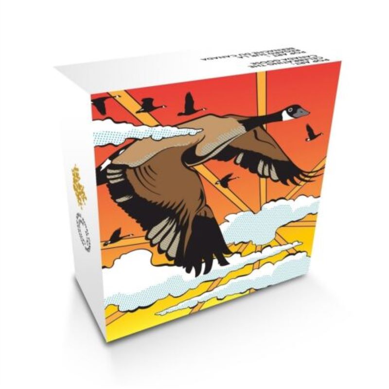 Fine Silver Coin - Pop Art: Celebrating the Canada Goose Packaging
