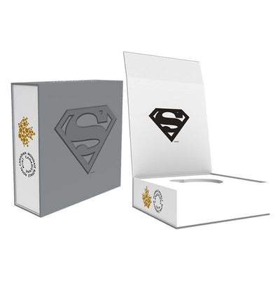 Fine Silver Coin with Colour - Iconic Superman Comic Book Covers: Superman Unchained #2 (2013) Packaging