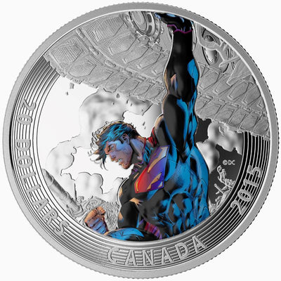 Fine Silver Coin with Colour - Iconic Superman Comic Book Covers: Superman Unchained #2 (2013) Reverse