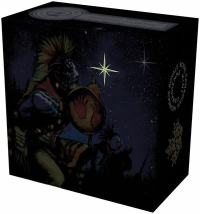 Fine Silver Glow In the Dark Coin with Colour - Star Charts: The Quest Packaging