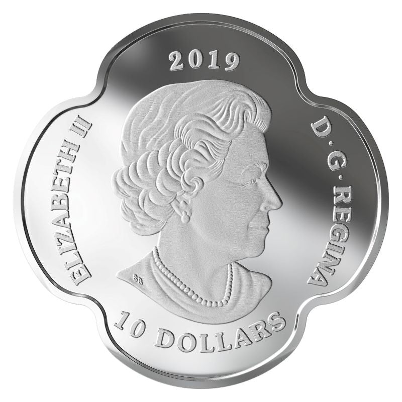 Fine Silver Coin with Colour - Remembrance Day Obverse