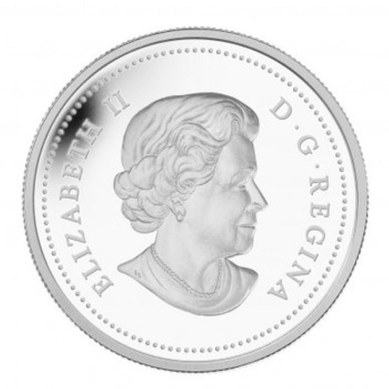Fine Silver Coin with Colour - Autumn Bliss Obverse