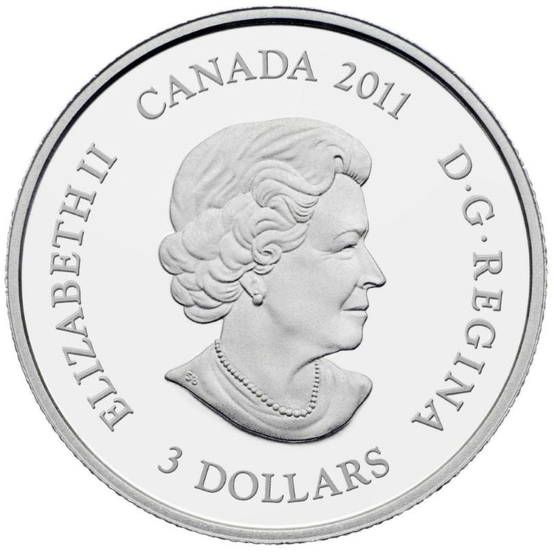 Fine Silver Coin with Swarovski Crystal - Birthstone: November Obverse