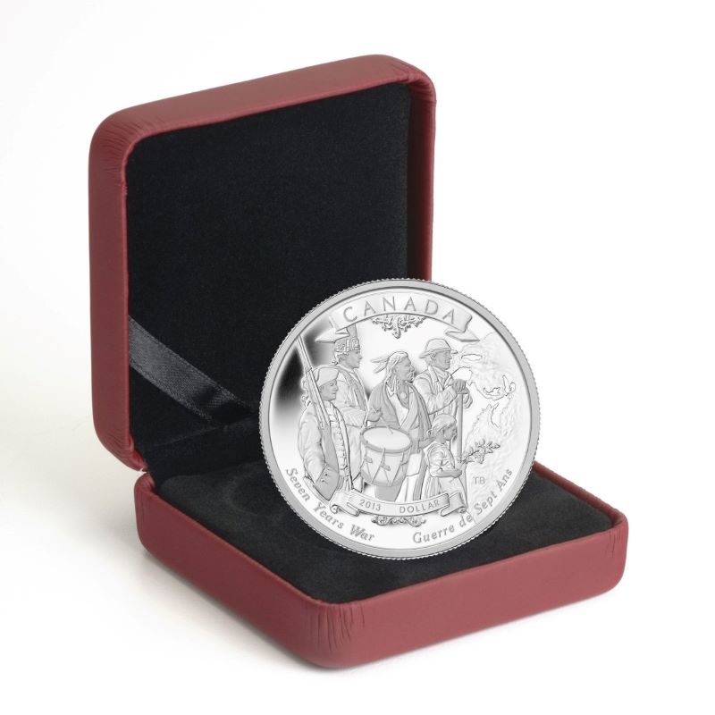 Fine Silver Coin - 250th Anniversary of the End of the Seven Years War Packaging