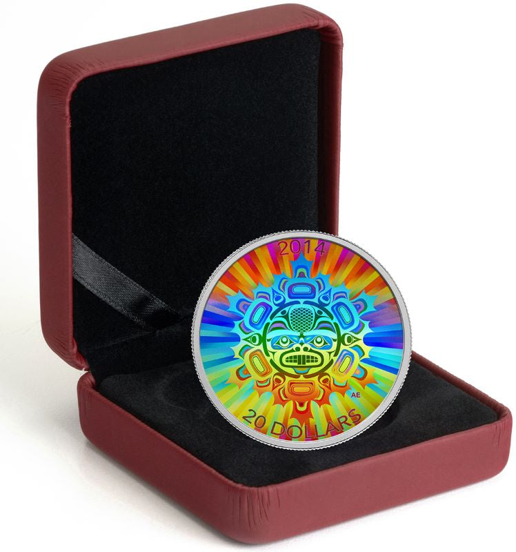 Fine Silver Hologram Coin - Interconnections: The Beaver Packaging