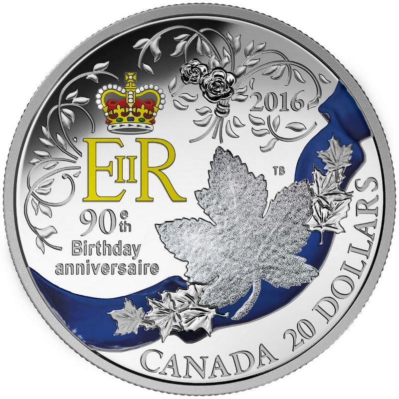 Fine Silver Coin with Colour - A Celebration of Her Majesty&