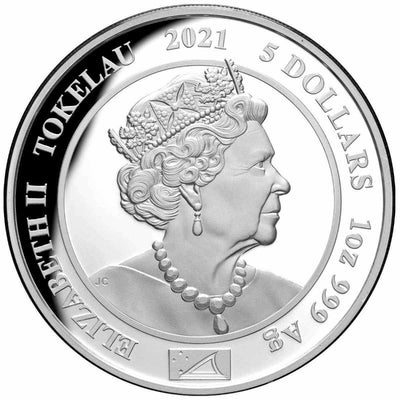 Fine Silver Coin with Colour and Gold Plating - Diana, Princess of Wales Obverse