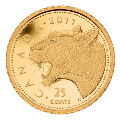 Pure Gold Coin - Cougar Reverse