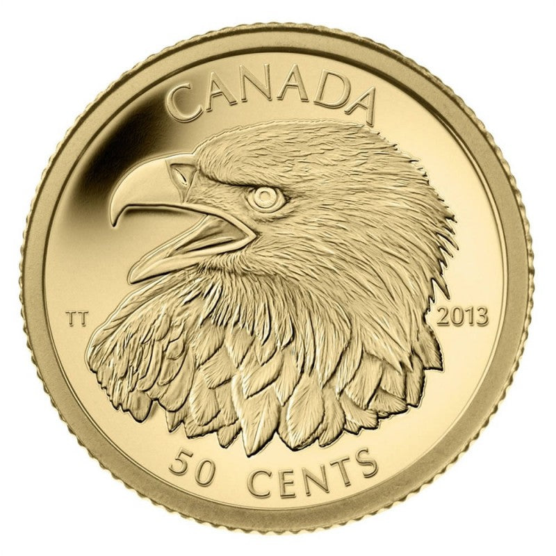 Pure Gold 4-Coin Set: Bald Eagle Reverse