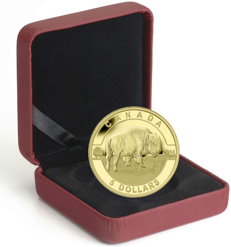 Pure Gold Coin - Bison Packaging