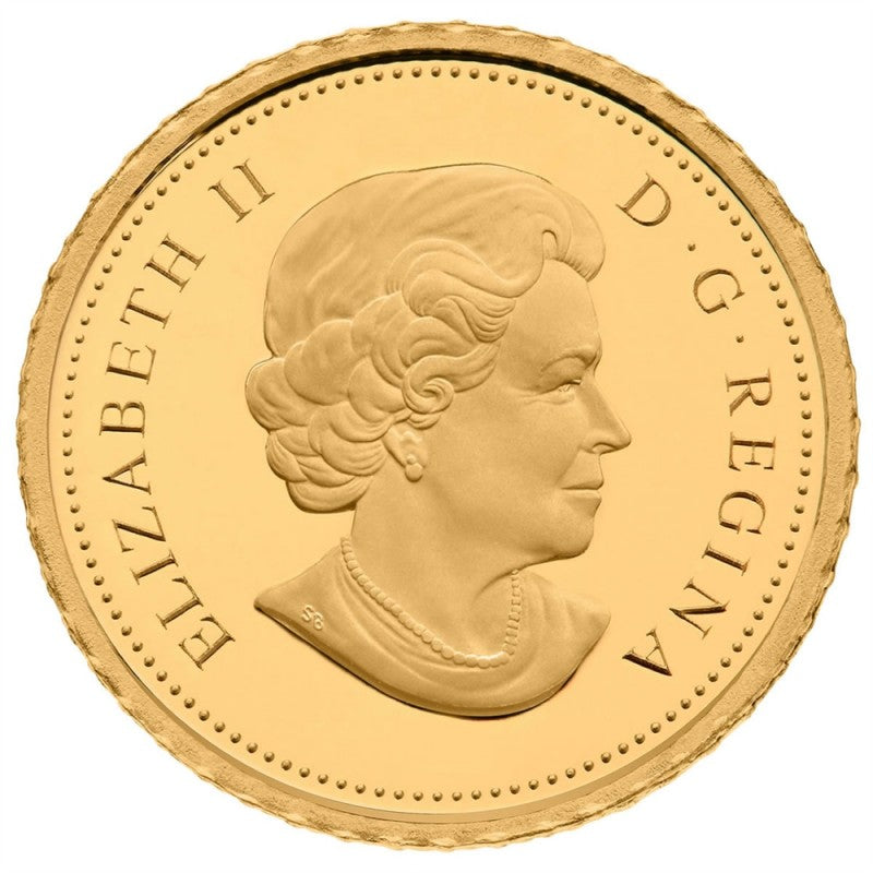 Pure Gold Coin - Chipmunk Obverse
