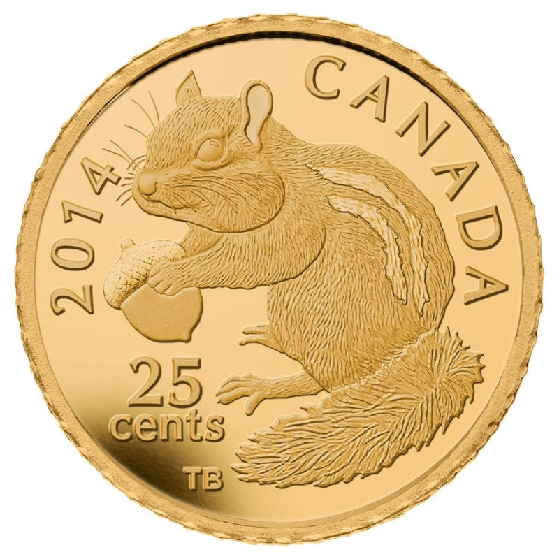 Pure Gold Coin - Chipmunk Reverse