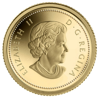 Pure Gold Coin - Canada's Classic Beaver Obverse