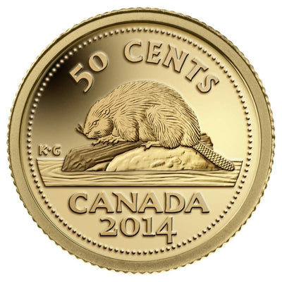 Pure Gold Coin - Canada's Classic Beaver Reverse