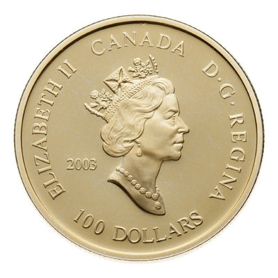 14k Gold Coin - 100th Anniversary of the Discovery of Marquis Wheat Obverse