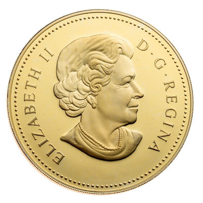 14k Gold Coin - The Great Seal of Canada Obverse