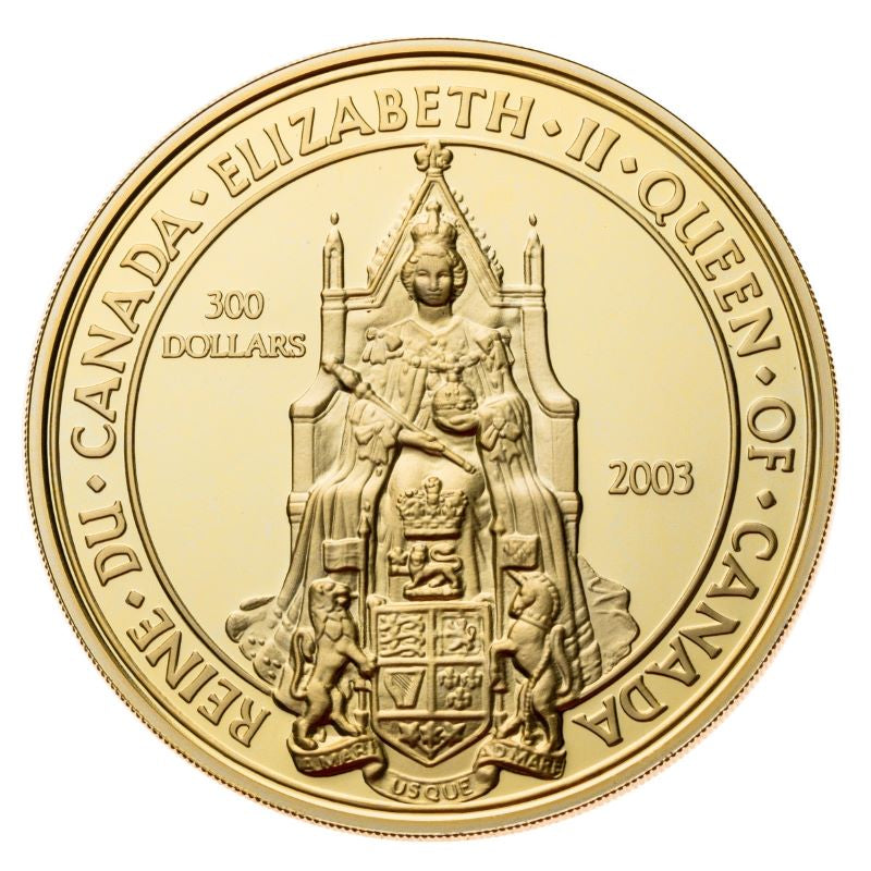 14k Gold Coin - The Great Seal of Canada Reverse