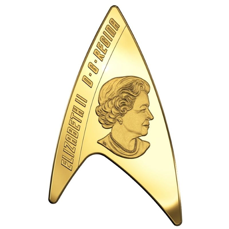 Pure Gold Coin - Star Trek: Delta Obverse