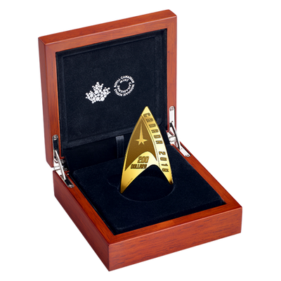 Pure Gold Coin - Star Trek: Delta Packaging