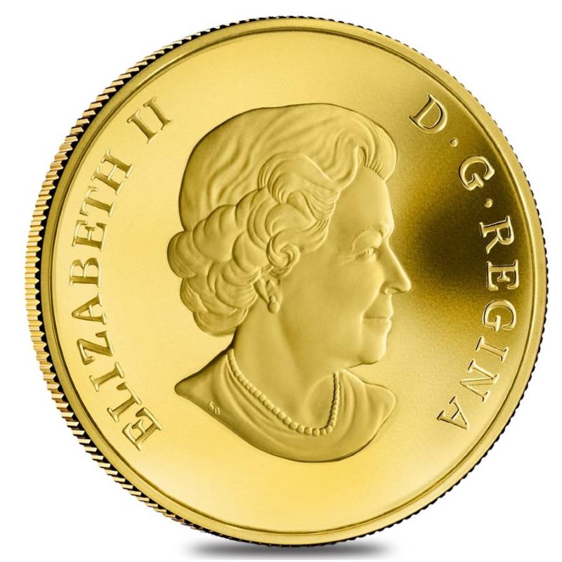 14k Gold Coin - Provincial Coat of Arms: Nova Scotia Obverse