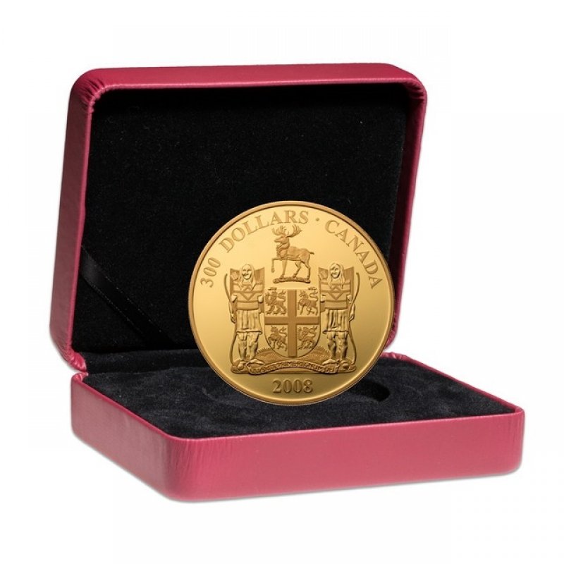 14k Gold Coin - Provincial Coat of Arms: Newfoundland and Labrador Packaging