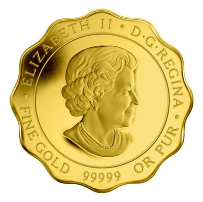 Pure Gold Coin - Blessings of Happiness Obverse