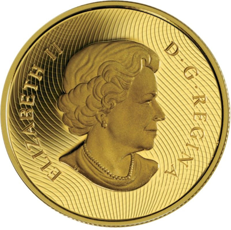 14k Gold Coin - 135th Anniversary of the First Shinplaster Issued By the Dominion of Canada Obverse