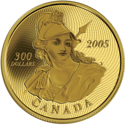 14k Gold Coin - 135th Anniversary of the First Shinplaster Issued By the Dominion of Canada Reverse