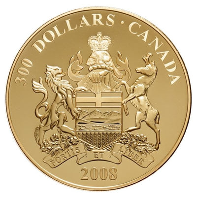14k Gold Coin - Provincial Coat of Arms: Alberta Reverse