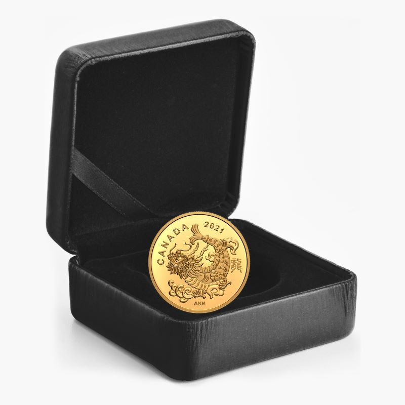 Pure Gold Coin - Triumphant Dragon Packaging