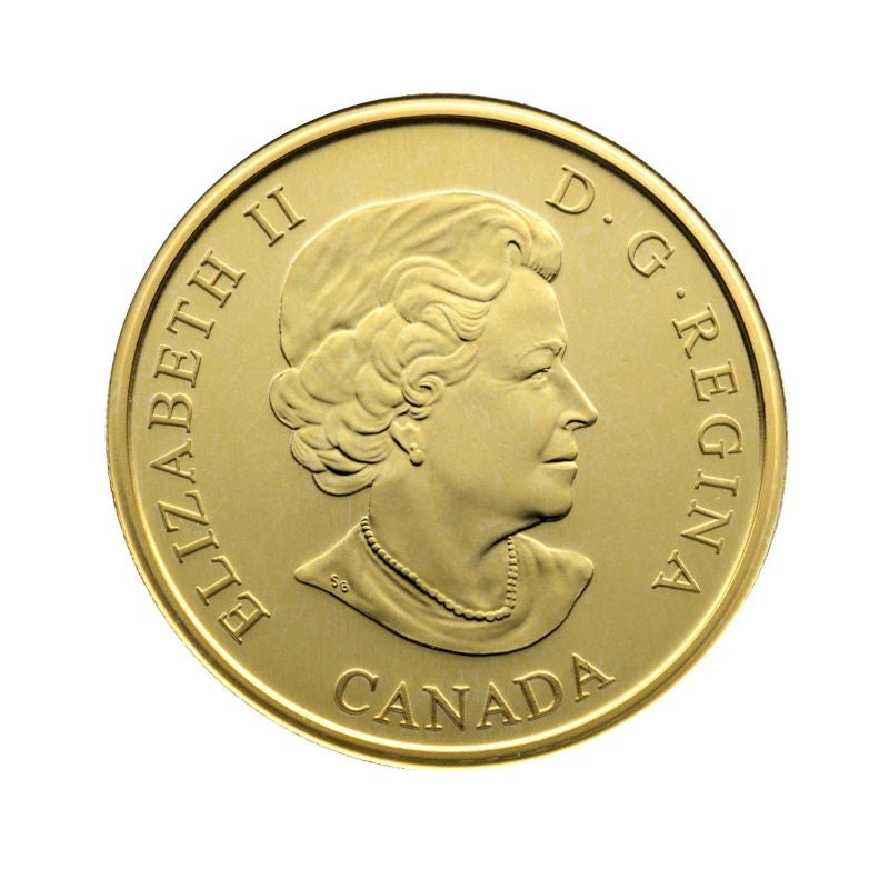 14k Gold Coin - 60th Anniversary of the End of the Second World War Obverse