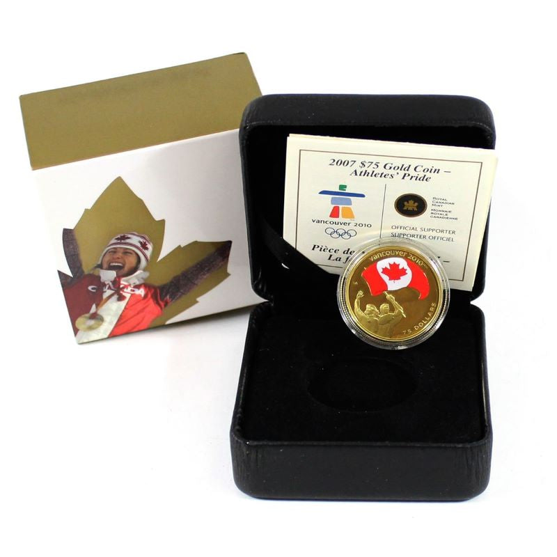 14k Gold Coin with Colour - Athletes&