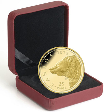 Pure Gold Coin - Grizzly Bear Packaging