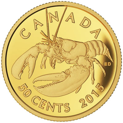 Pure Gold Coin - Sea Creatures: Lobster Reverse