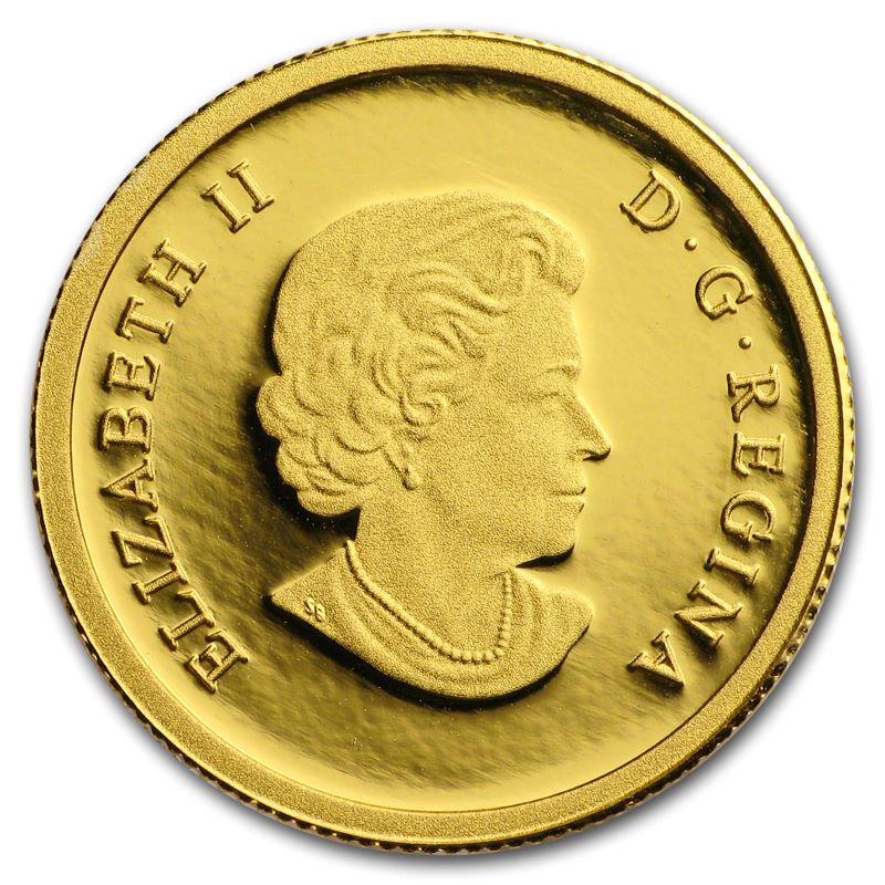 Pure Gold Coin - O Canada: Canada Goose Obverse