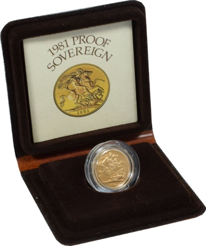 22k Gold Coin - Proof Sovereign Packaging